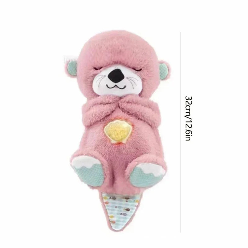 "32cm Soothing Otter Plush Toy with Music and Lights"